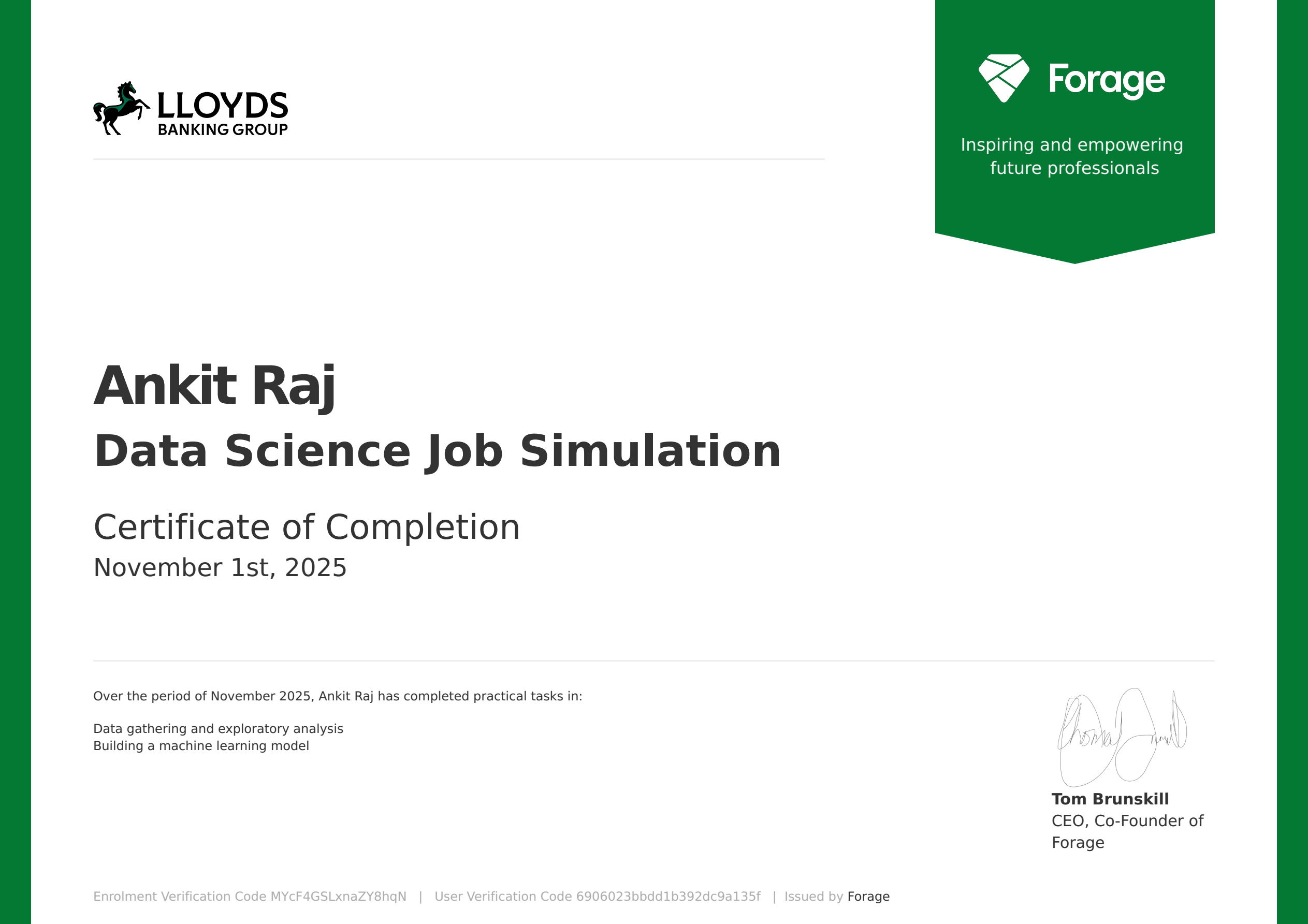 Lloyds Data Science